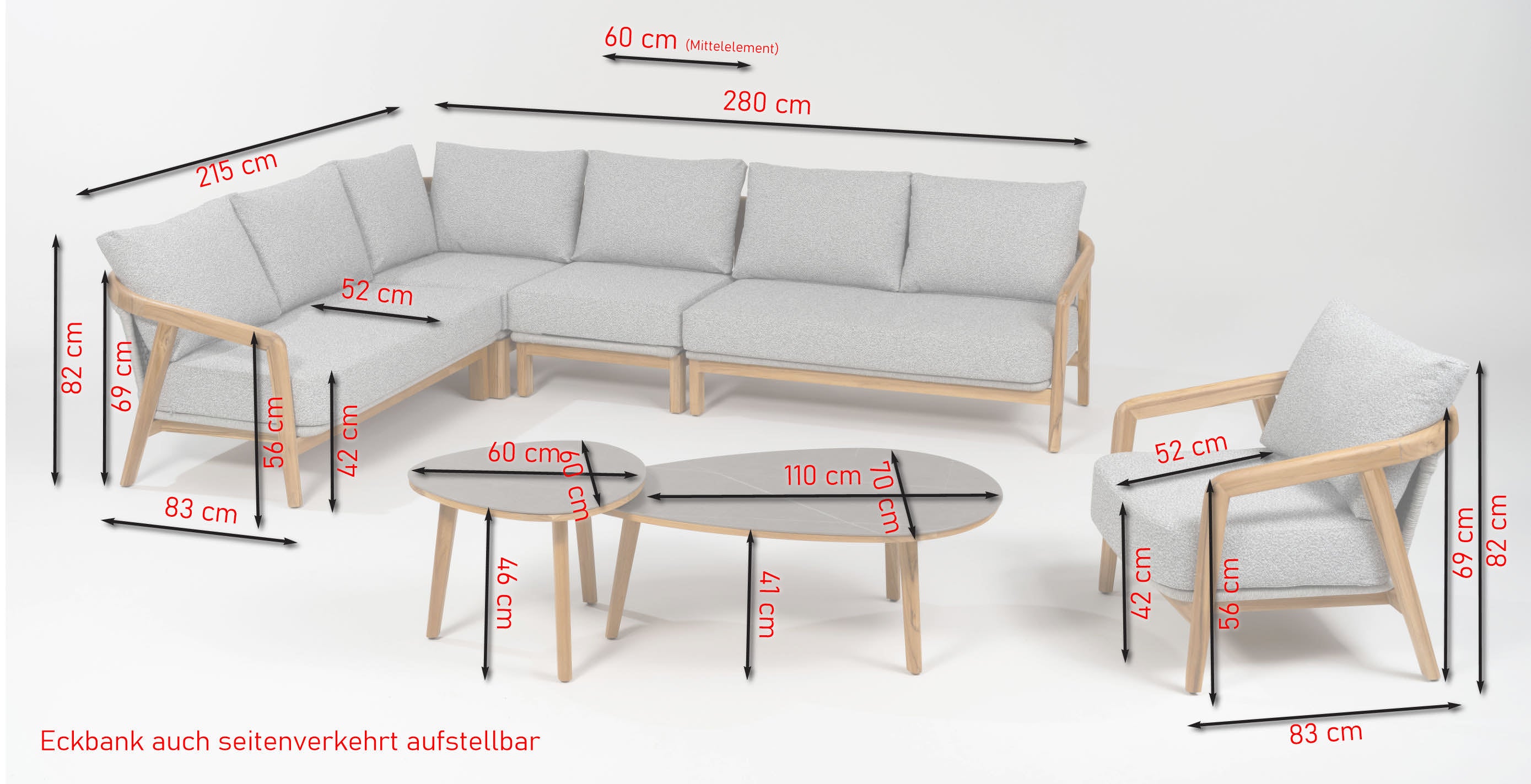 Bella Corner Garden Lounge