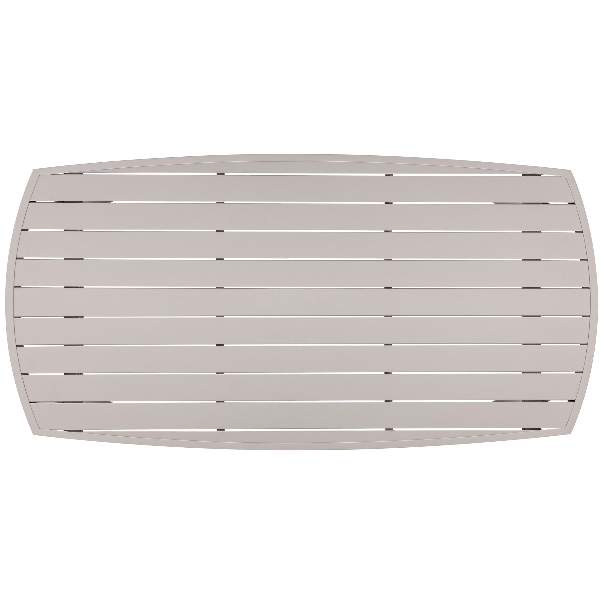 Tischgruppe Denise mit Esstisch 160x90 cm und 6 Armstühlen in grau-beige mit Textilschnüren und Sitzkissen – Outdoor Gartenmöbelshop.at