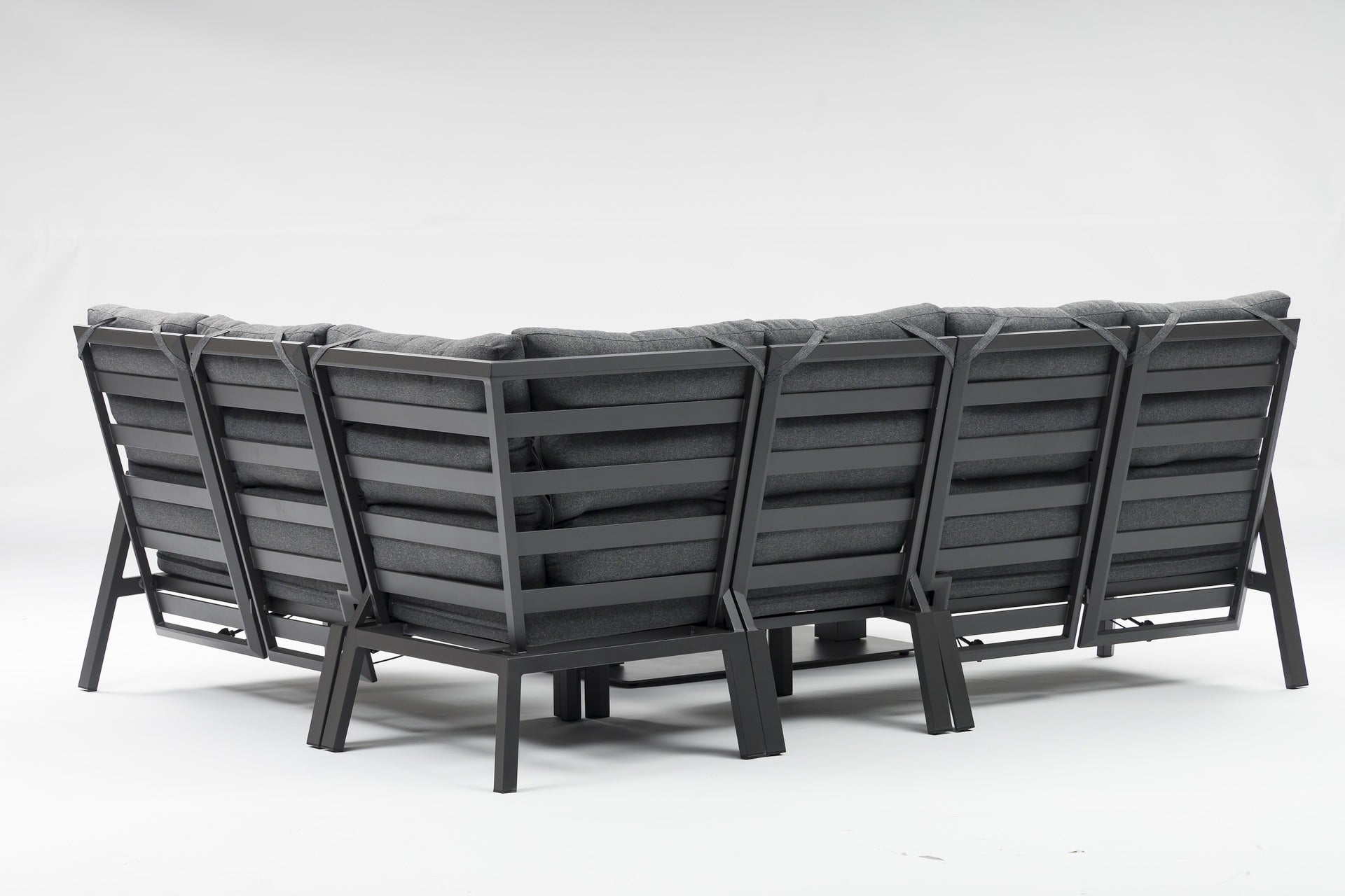 Nicosia Eckbankgruppe mit höhenverstellbarem Ausziehtisch und verstellbaren Rückenlehnen