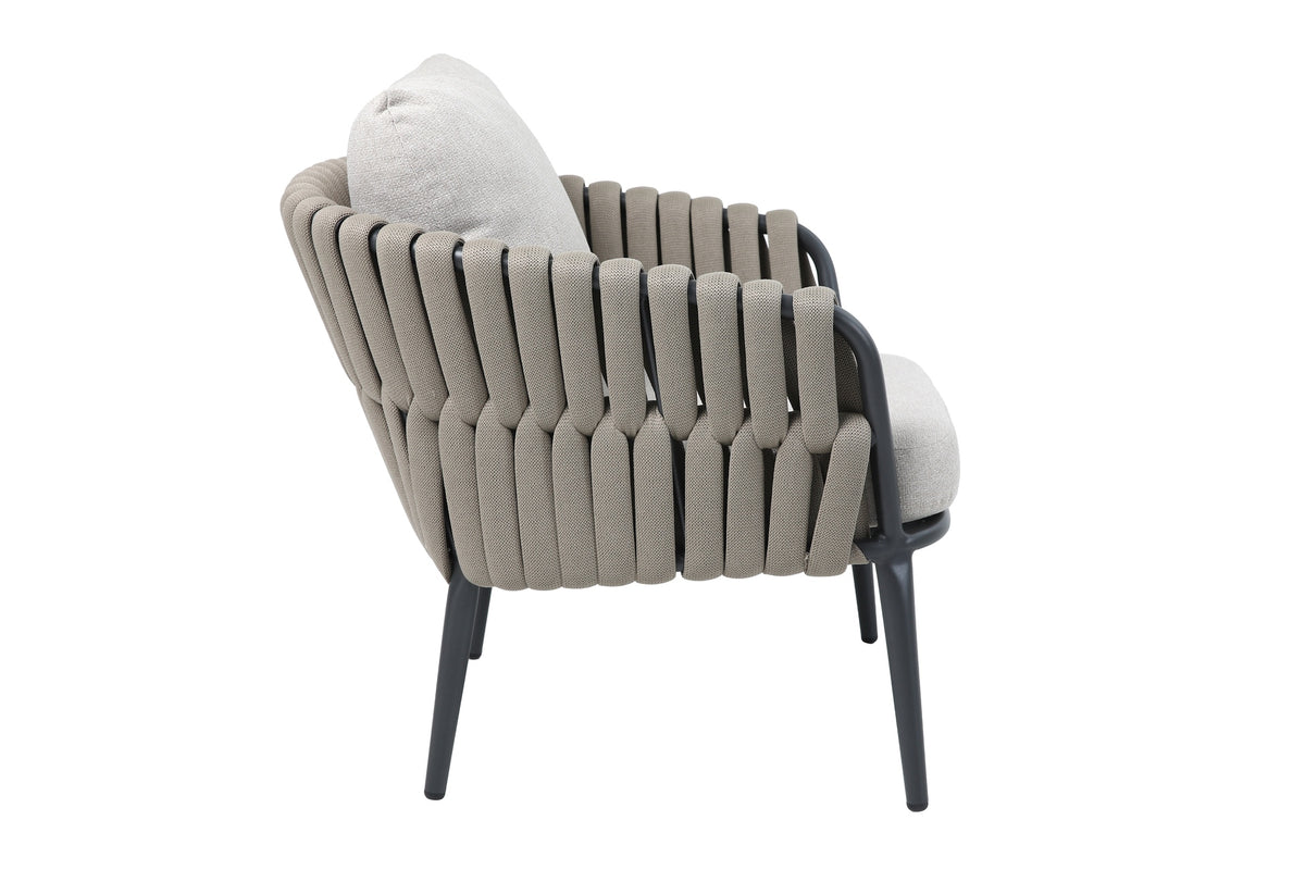 Nero Gartenfauteuil – Seitenansicht