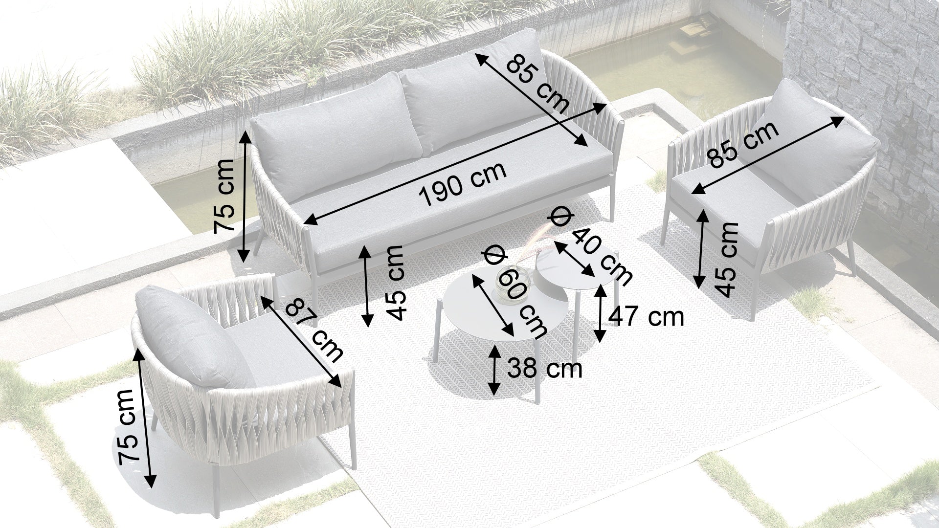 Sienna garden lounge