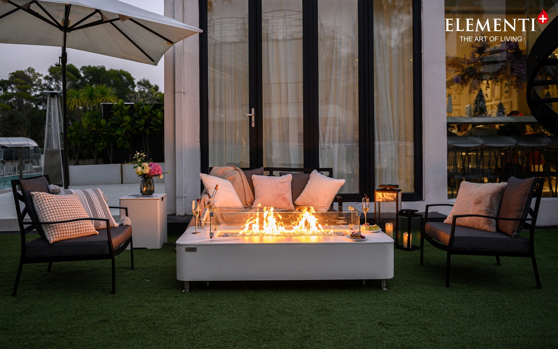 Athens - fire table