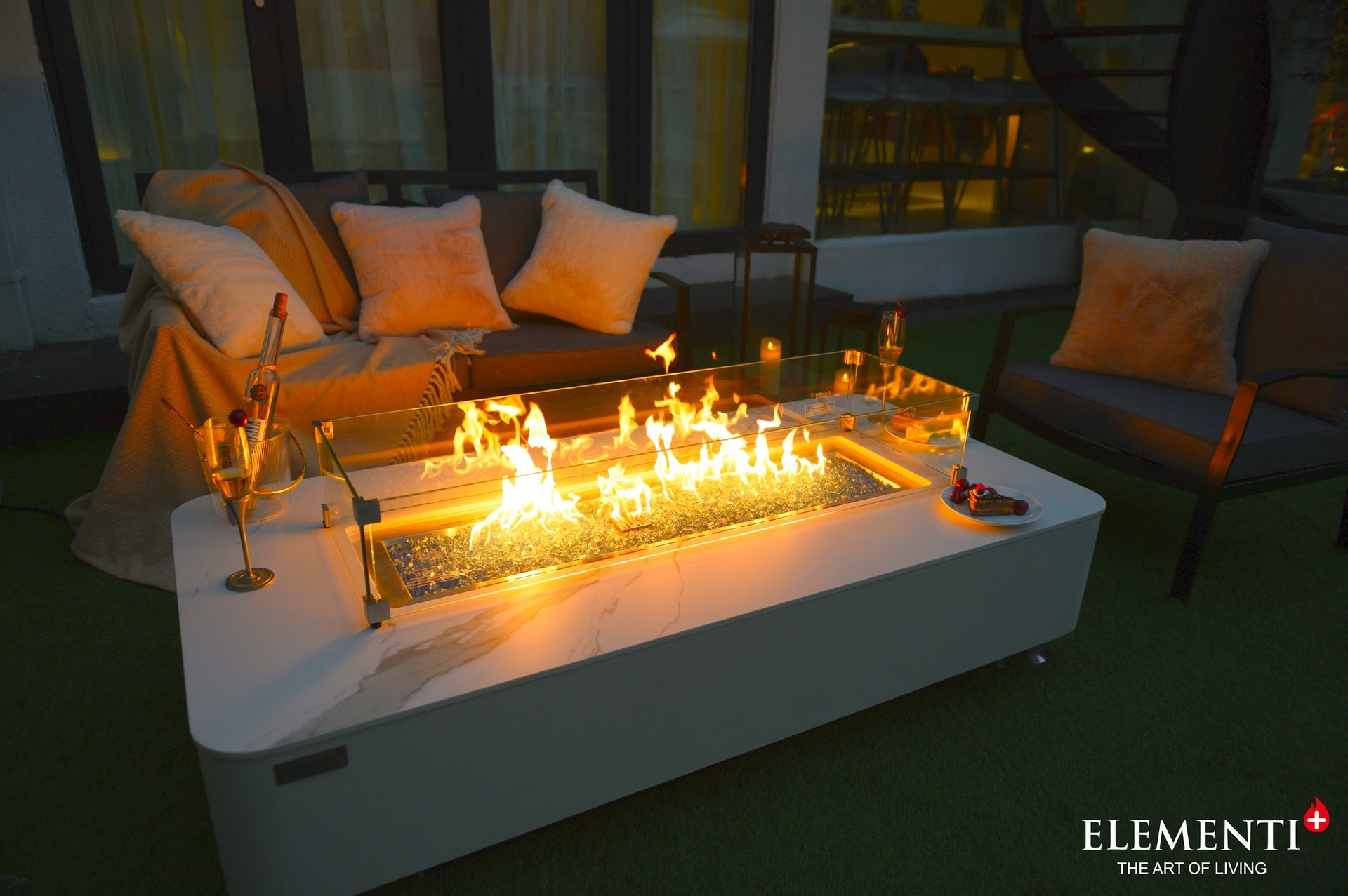 Athens - fire table