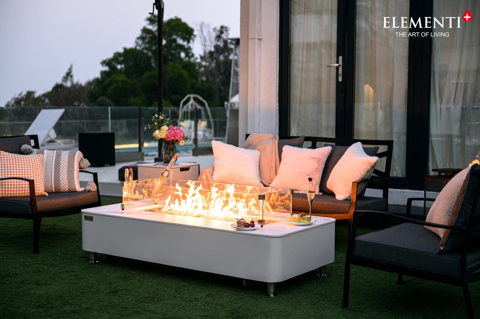 Athens - fire table