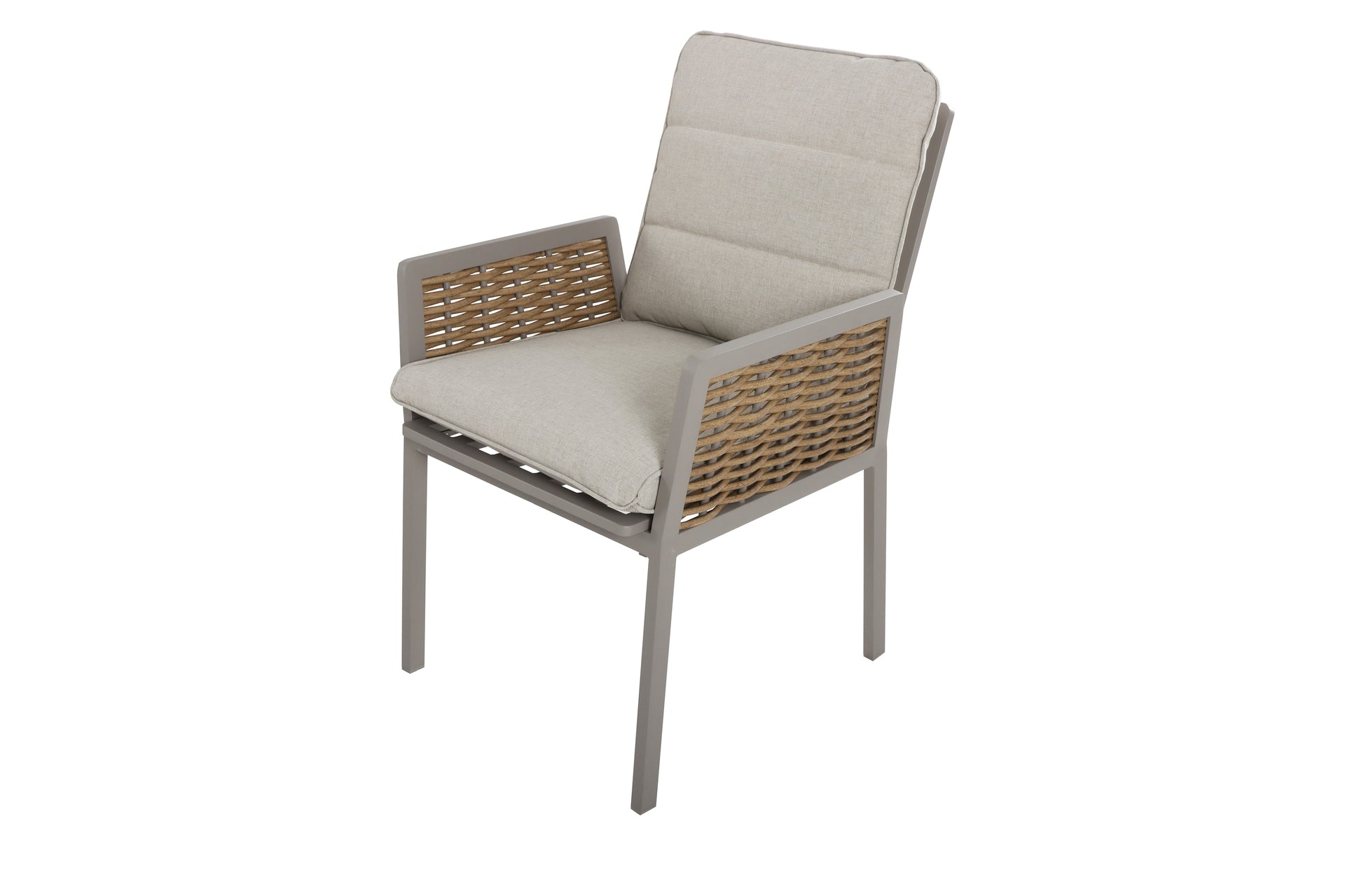 Hailey Eckbankgruppe mit höhenverstellbarem Tisch und Keramikplatte im Holzdekor