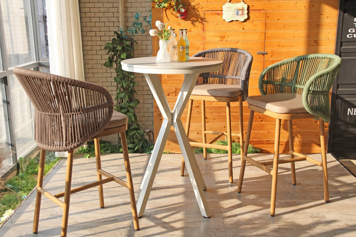 Jasmin Barhocker mit Outdoor-Bartisch – Ambiente 5