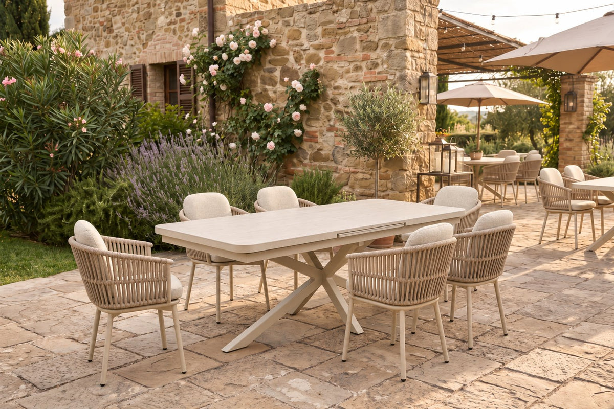 Raffaello Gartentisch Creme – Ansicht 6
