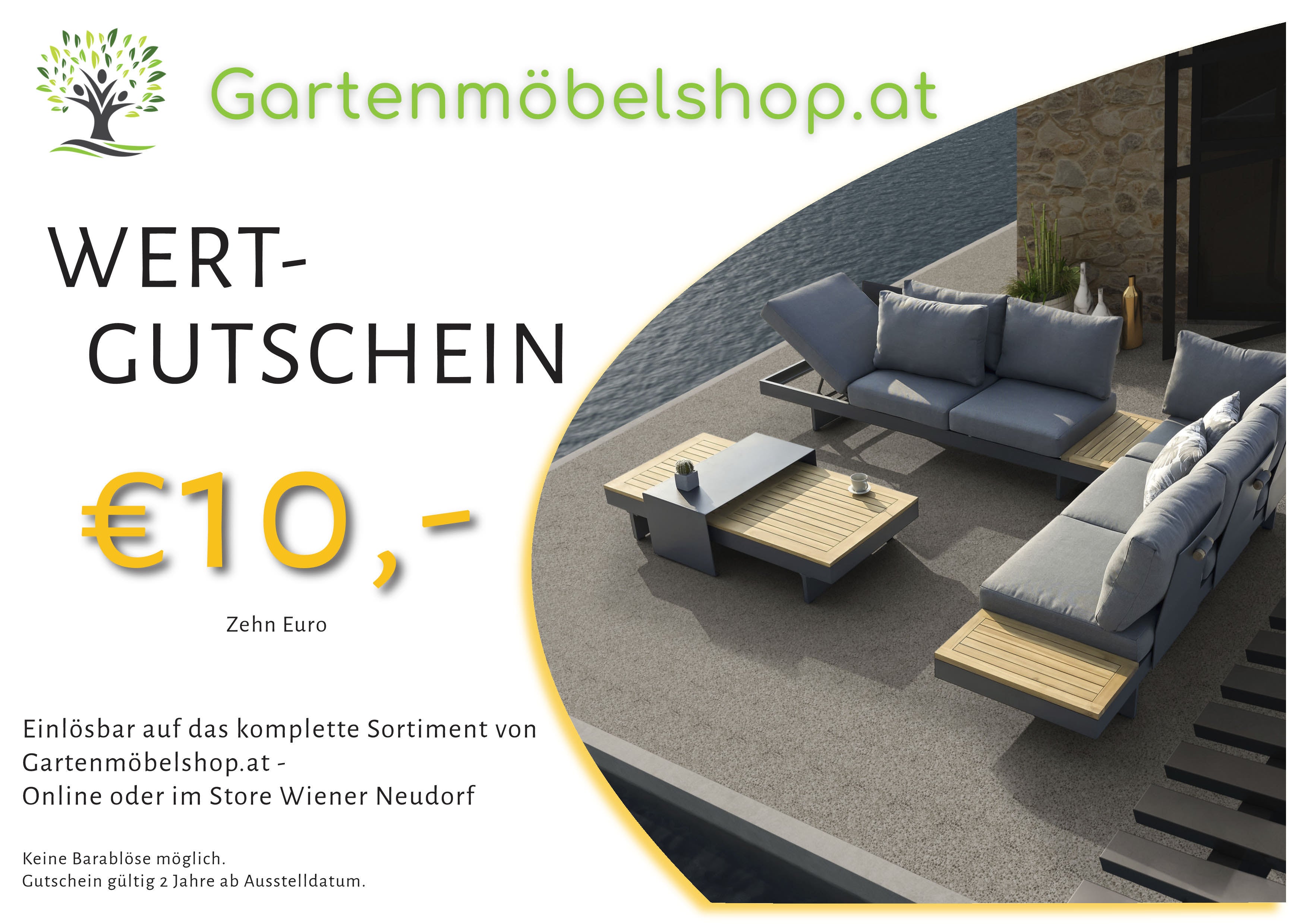 Gartenmöbelshop - Gutschein