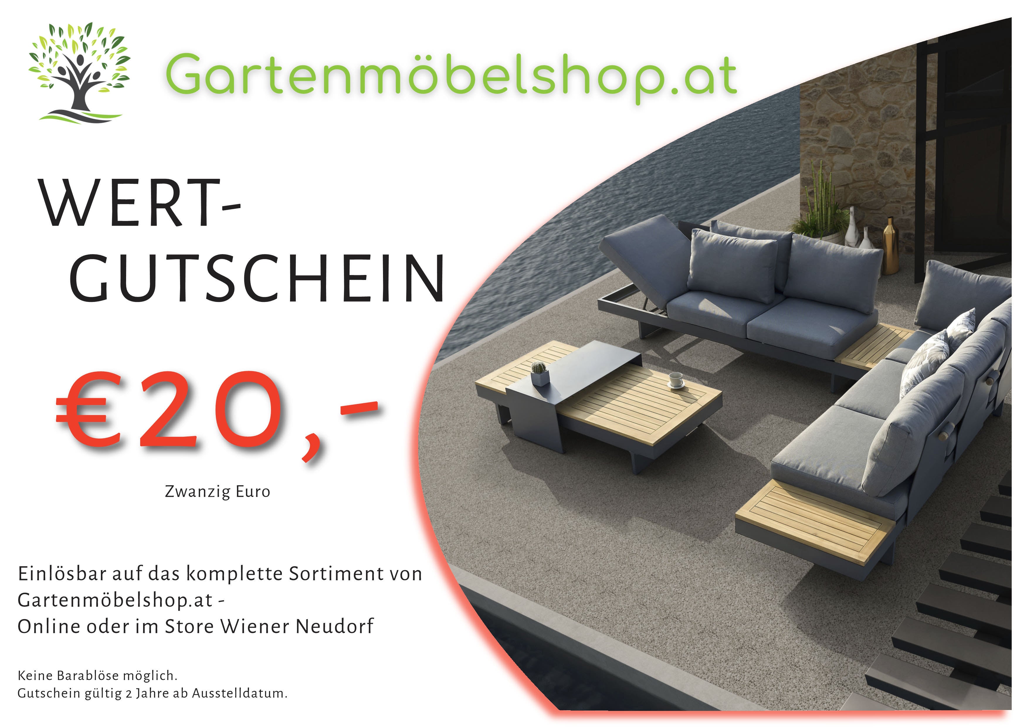Gartenmöbelshop - Gutschein