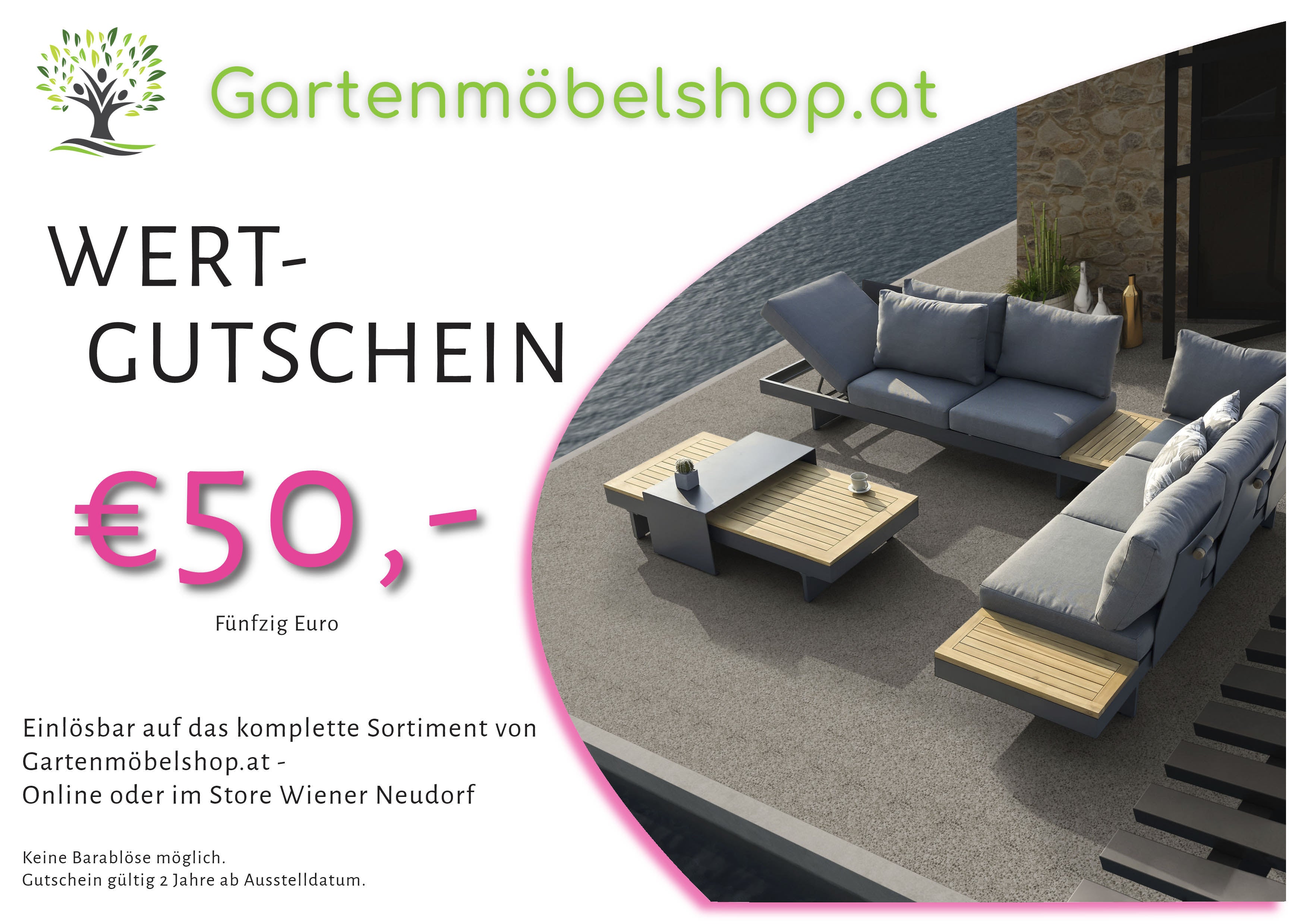 Gartenmöbelshop - Gutschein