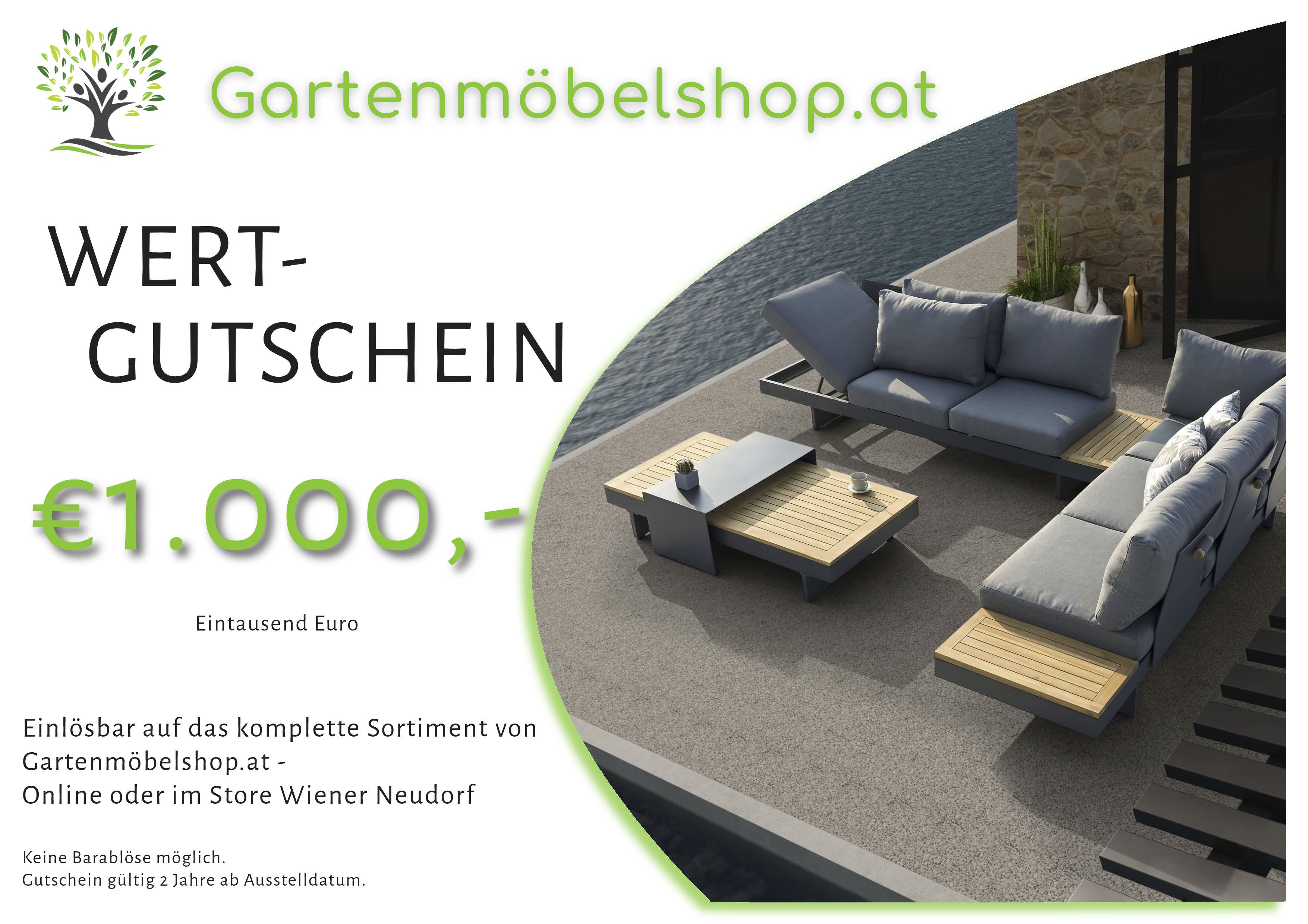Gartenmöbelshop - Gutschein